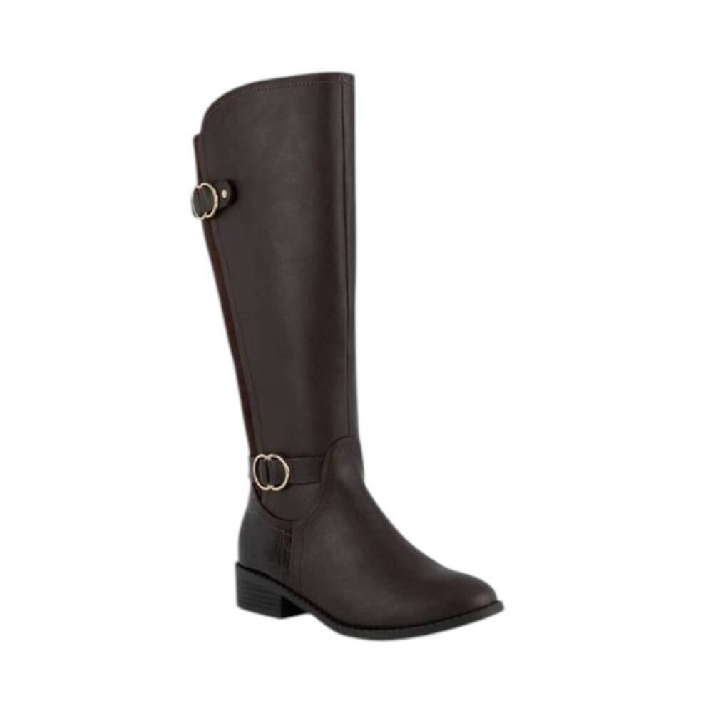 NEW JONES NEW YORK women's leandra boot in dark brown